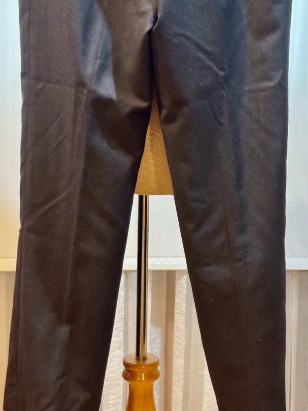 CHANEL Black Womens Dress Trousers, fully lined, elegant style, size 46